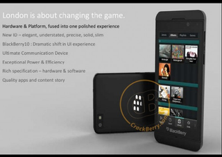 Illustration for article titled Is This the New BlackBerry 10 Superphone?
